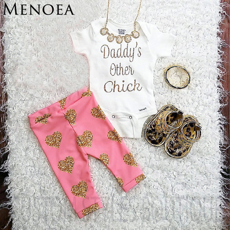 Tops Romper & Long Pants 2Pcs
