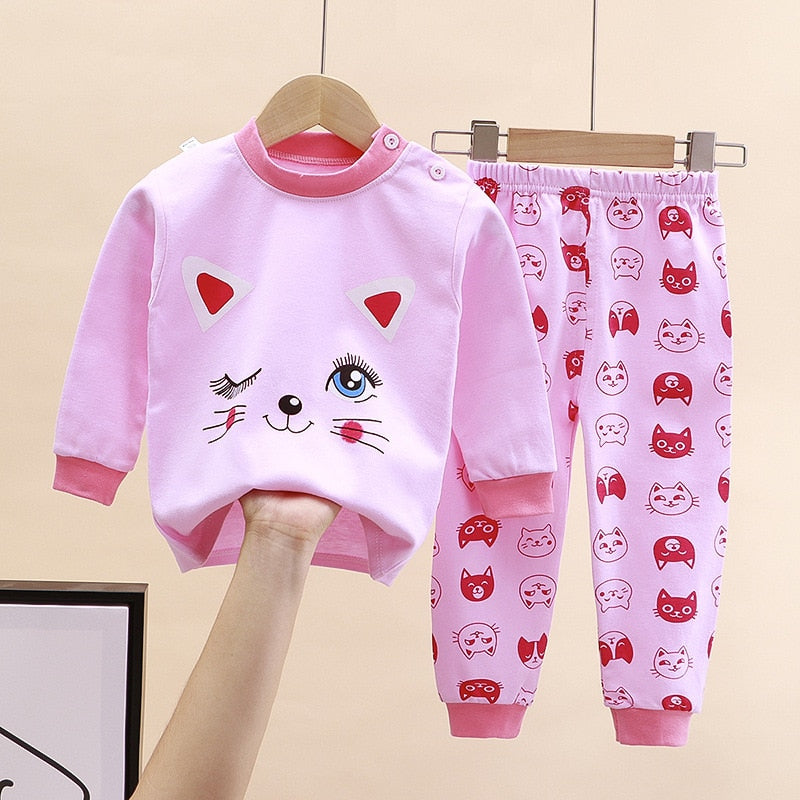 Baby boy baby girls winter Clothes Set Many styles Newborn Baby Boys Girls Clothes 2PCS Baby Pajamas Unisex Kids Clothing Sets