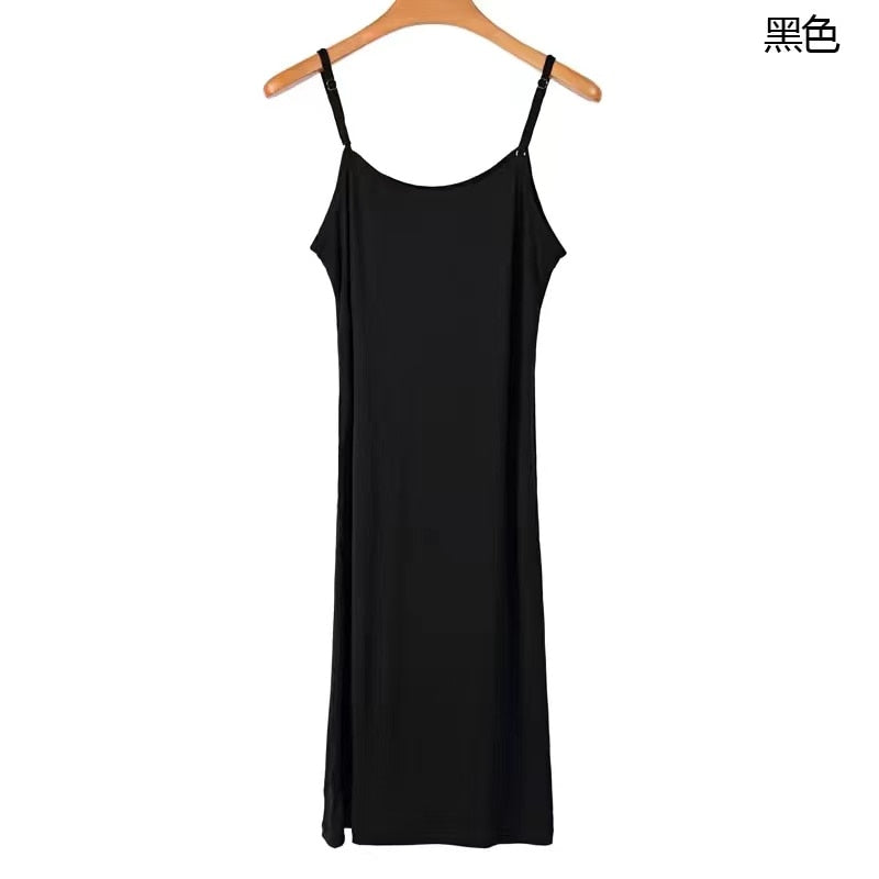 2022 Spring and Summer New Elegant Temperament Commuting Simple and Familiar with New Off-the-Shoulder Belt Slit Skirt